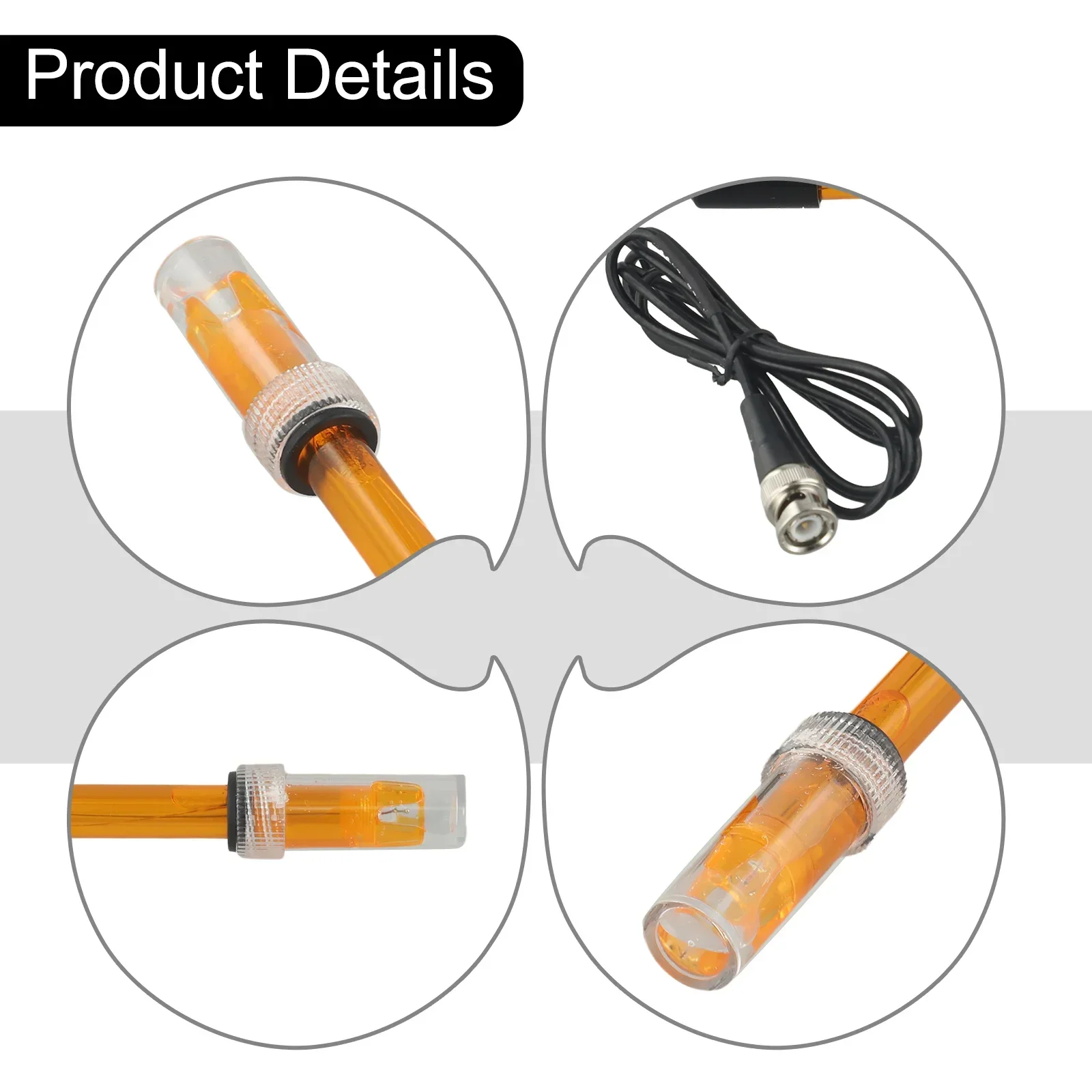 Probe ORP Tester PH Probe Replacement Probe Hydroponics Electrode With BNC Q9 Connector For Measuring Adjusting PH 5
