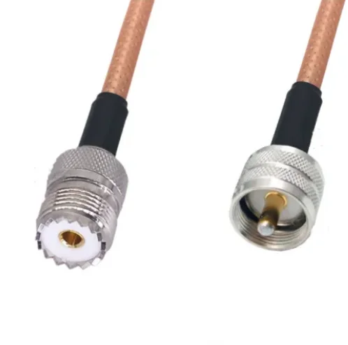

Адаптер RG142 UHF Male к UHF PL259 Female, 50 ом, прямой