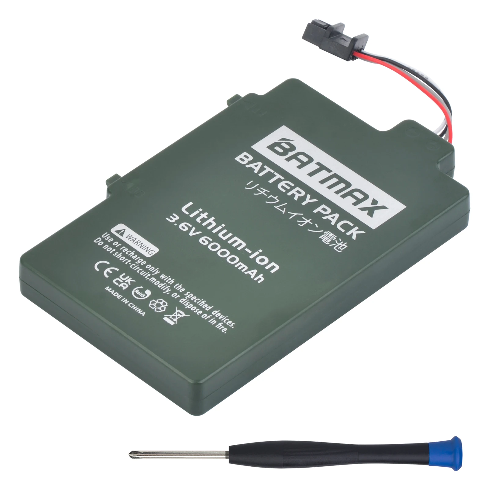 Batmax-alta capacidade substituição da bateria para Nintendo