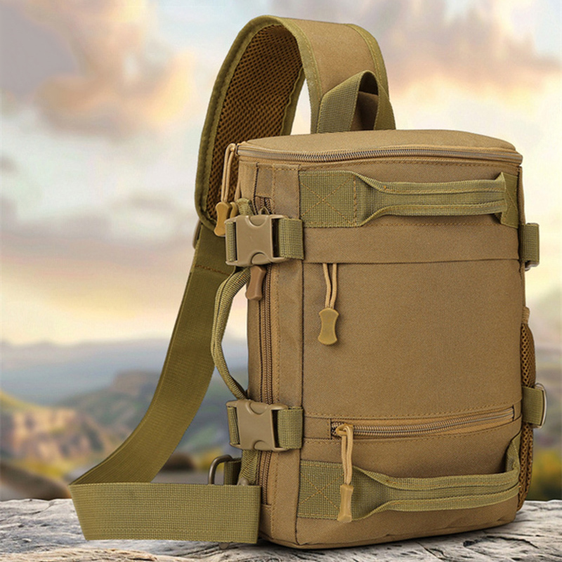 Tactical Climbing Chest Bag Multi-pocket Sport Single Backpack Outdoor Hiking Cycling Rig Pouch Large Fishing Hunting Fanny Pack