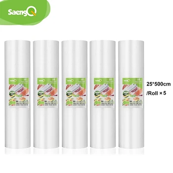 saengQ Kitchen Bags For Vacuum Food Vacuum Sealer Bag Sous Vide Storage Sealer bag Vacuum Packaging 12/15/20/25/30 cm*500 cm 1