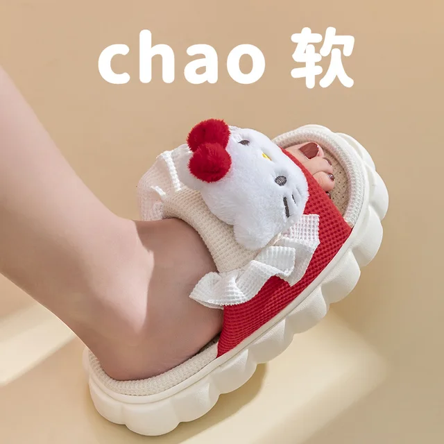 Hello Kitty Sanrio Slippers: Kawaii Anime Comfort for Girls 4