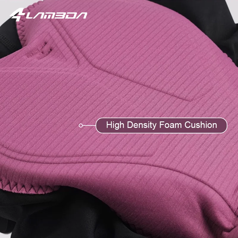 LAMEDA Cycling Bib Shorts Women's Pro Cycling Bibs 6 Hours Pads High Waist Bicycle Shorts Breathable Road Bike Clothing 4