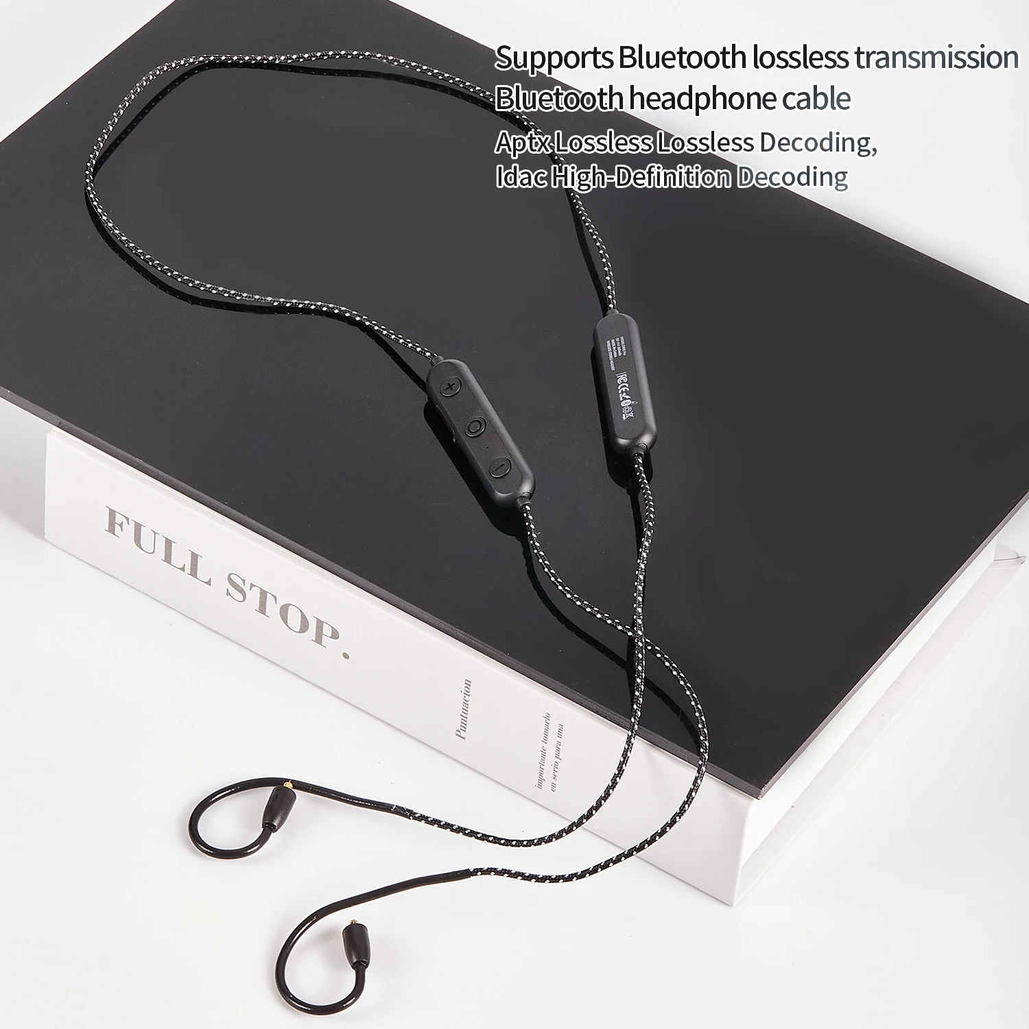 Morenew Bluetooth 5.4 Headphone Cable Qualcomm Qcc3084 Core Wireless Hifi Sports Ldac Lossless Ultra-long Battery Life Low Time-lapse New Model