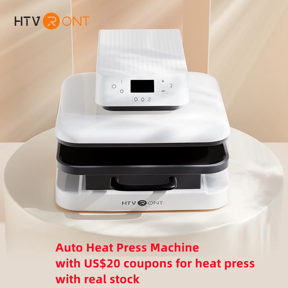 Htvront 15x15in 1500w Auto Heat Press Machine Automatic Pressure Diy