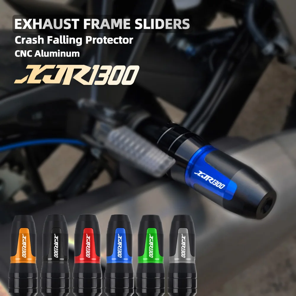 

FOR YAMAHA XJR 1300 XJR1300 1998-2008 1999 2000 Motorbike CNC accessories Exhaust Frame Sliders Crash Pads Falling Protector