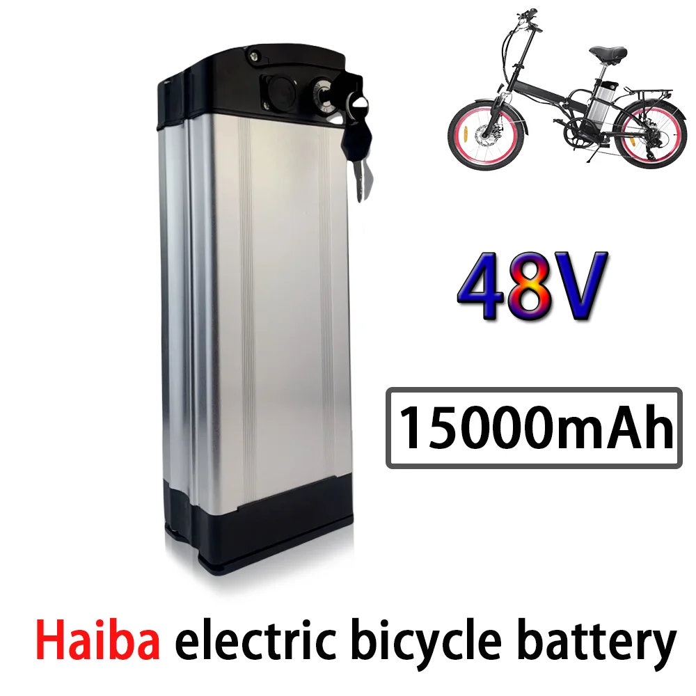 

48V lithium-ion battery pack 15000Ah large capacity rechargeable battery, bicycle power battery, suitable for Haiba MiFa GW20 75