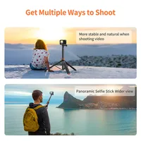 Aluminum Extend Selfie Stick Tripod Mini Portable Vlog Tripod for Go Pro 13 12 11 10 9 8  DJI Osmo Action 3 4 5 Insta 360 X5 X4 - Image 6