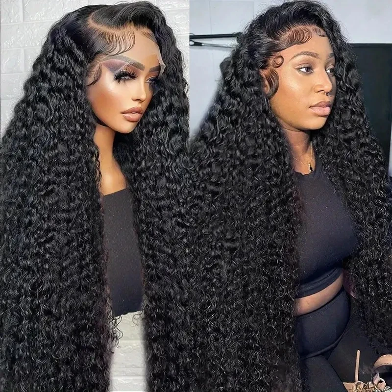 

Water Wave Frontal Wig Hd Lace Curly Lace Front Human Hair Wigs For Women 13x4 Wet And Wavy Loose Deep Wave Frontal Wig