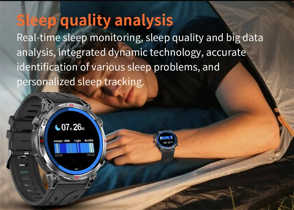 Smart Watches 1.56" AMOLED Screen GPS Fitness Tracking Compass 3ATM 650Mah Call 100+ Sports Smartwatch AI GPT For Android iOS