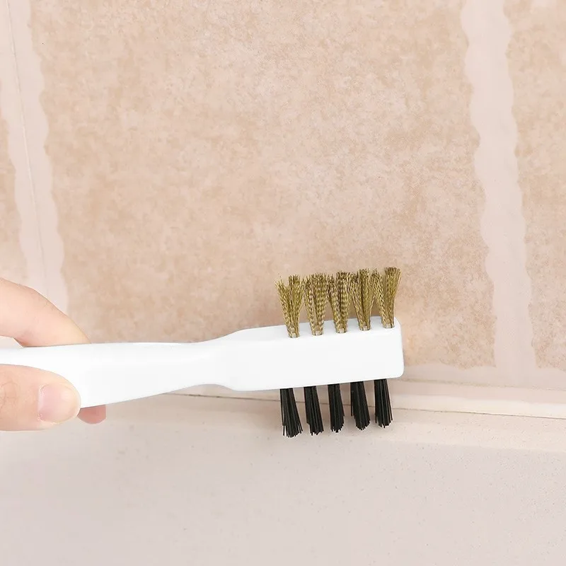 

Youpin 2pcs Gas Stove Cleaning Brush Brass Wire Brush Bottom Cleaning Descaling Cooktop Crevice Brush