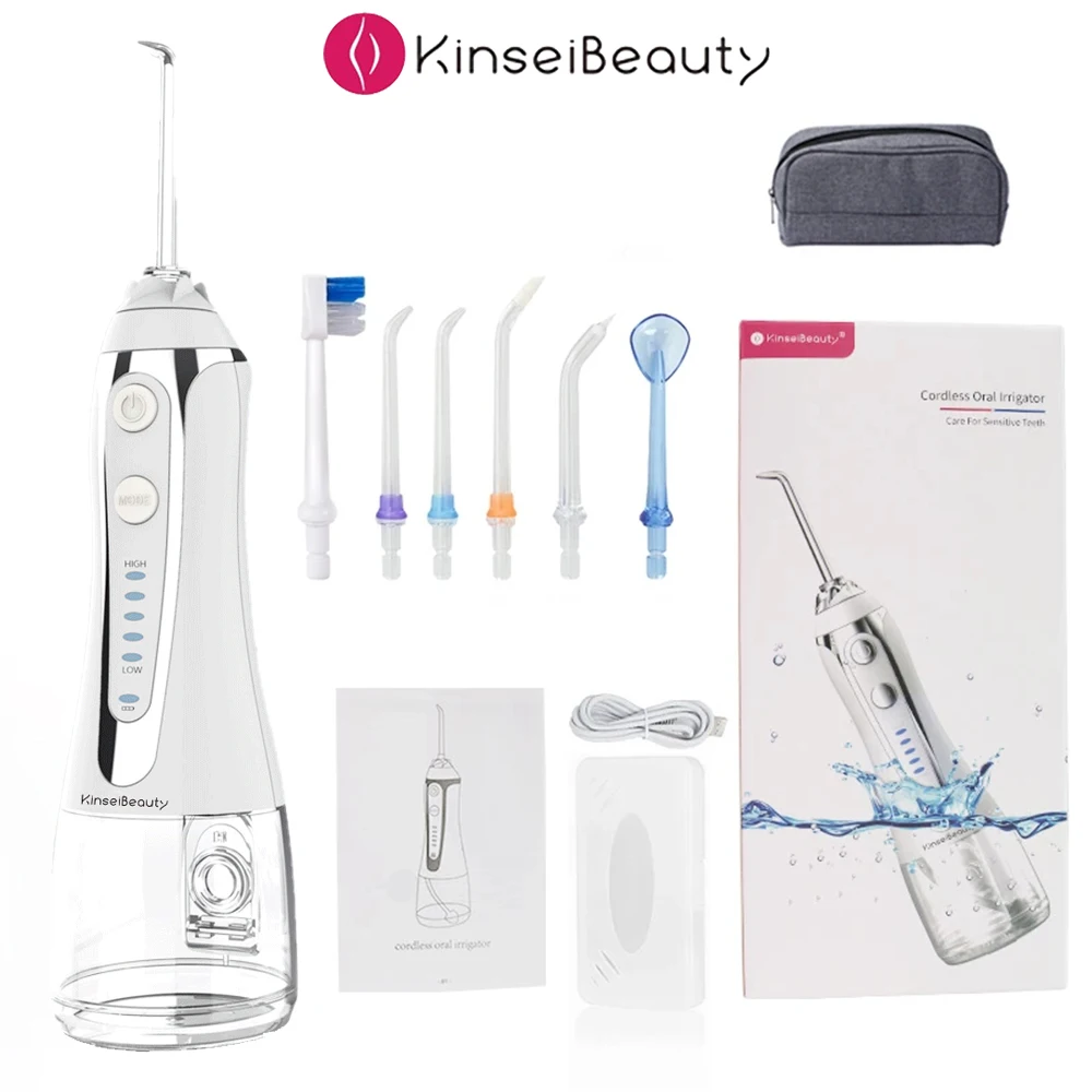 KinseiBeauty 5 Modes Water Flosser Cordless Dental Oral Irrigator