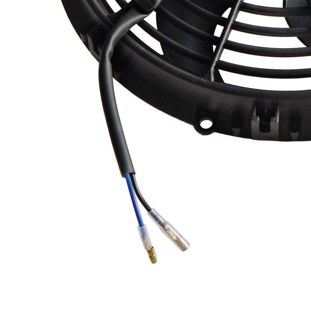 Universal 12V 80W Car Air Conditioning Electronic Radiator Cooling Fan Blade Electric Cool Mounting Kit Cooler 7/9/10/12 INCH