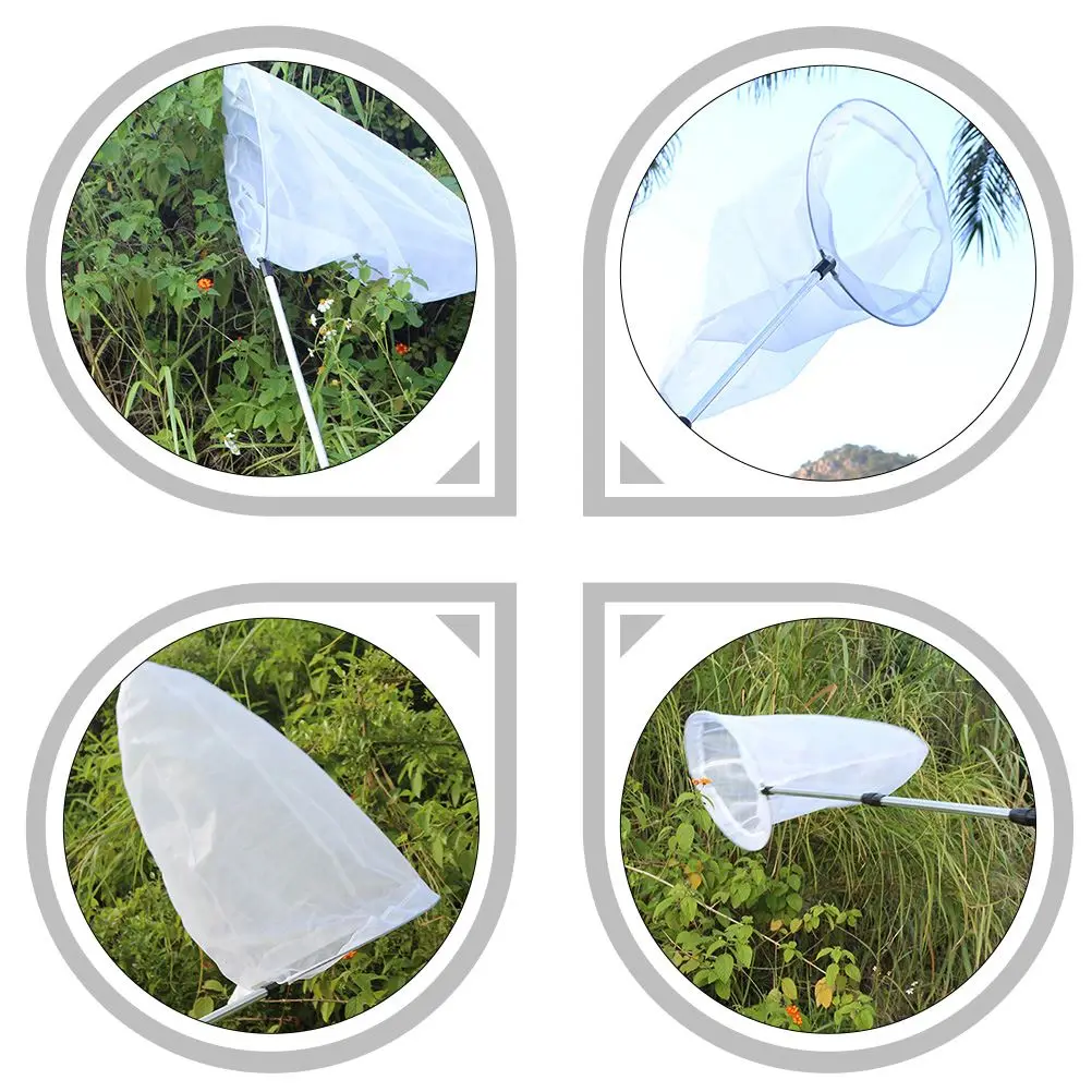 Retractable Catching Net Extending Telescoping Pole Handle Outdoor Playsets Home