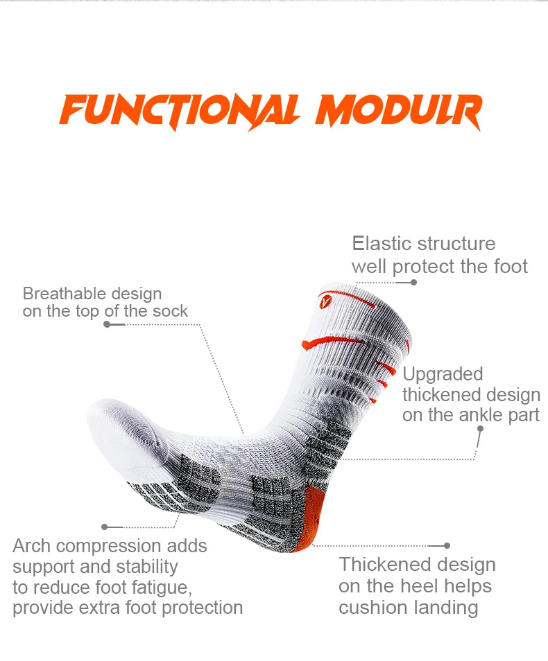 Secure Fit Basketball Socks