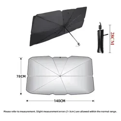 Premium Car Sunshade Umbrella - Ultimate Windshield Protection & Interior Cooling Accessory (Car parasol - 1PC)