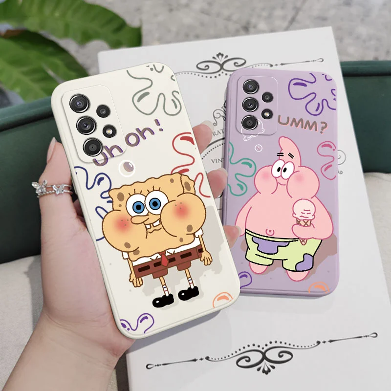 Cute Gentleman Case For Samsung A73 A53 A33 A23 A13 A03S A03 Core A52 A52S A51 A72 A71 A32 A31 A22 A21S A12 A02S A02 4G 5G Cover