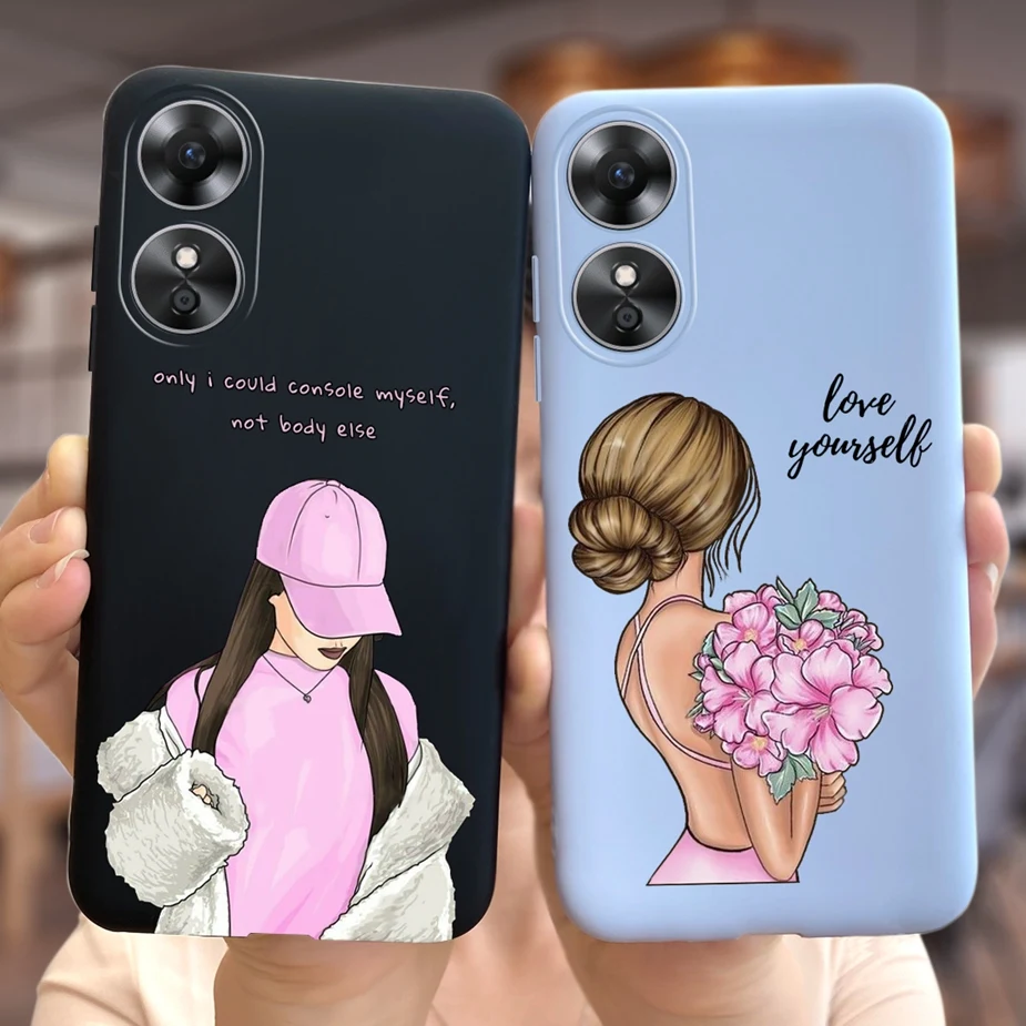 Cute Love Heart Cartoon Girls Soft Silicone Phone Case Cover