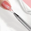 Stainless Steel Nail Peeler Nail Art Polish Uv Gel Remover Triangle Stick Rod Pusher Nail Art Tool for Manicure and Pedicure 1