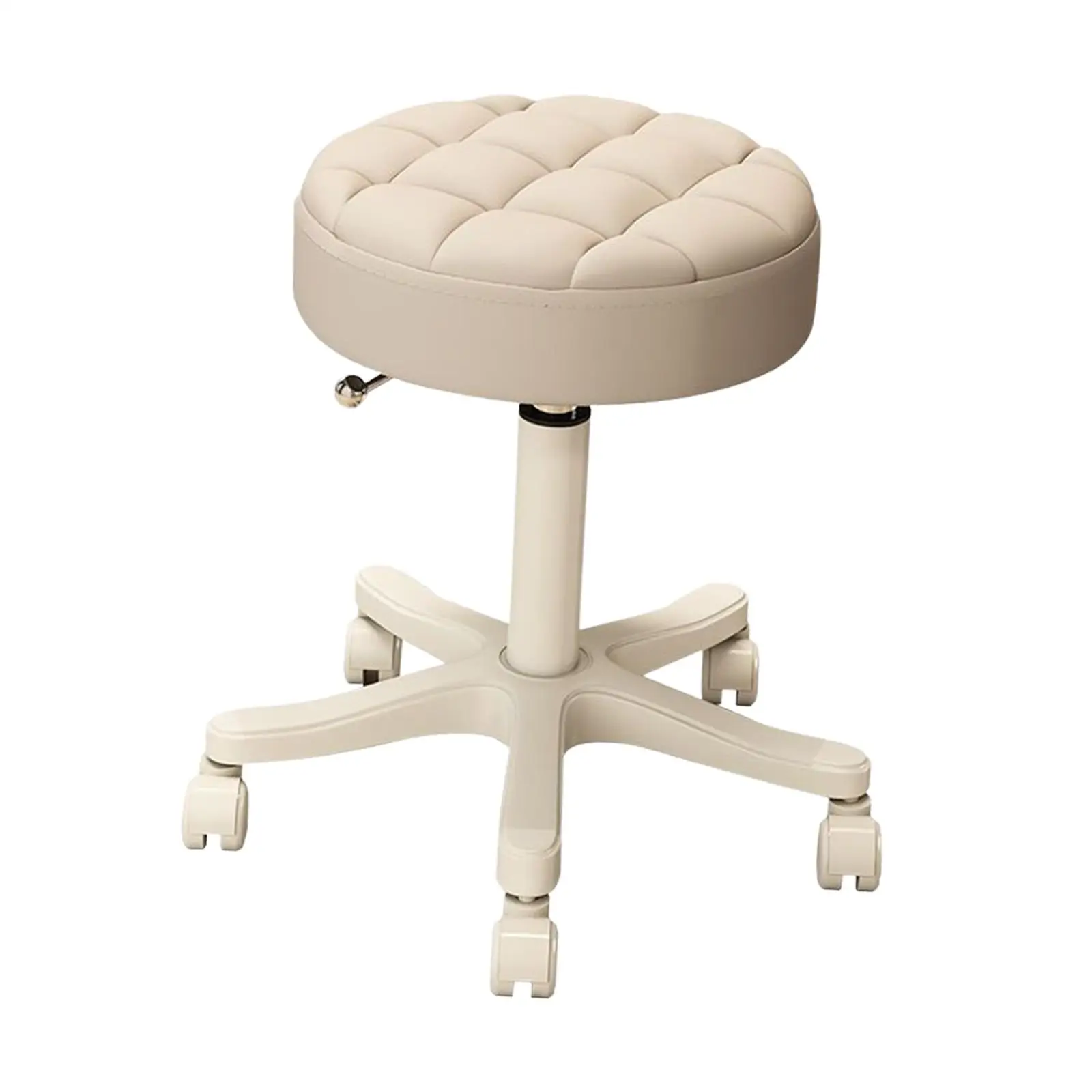 Swivel Salon Stool Heavy Duty Lash Chair 35~45cm Adjust Multipurpose Drafting Bar Stool with Wheels for Barbershop, Housework barber chair