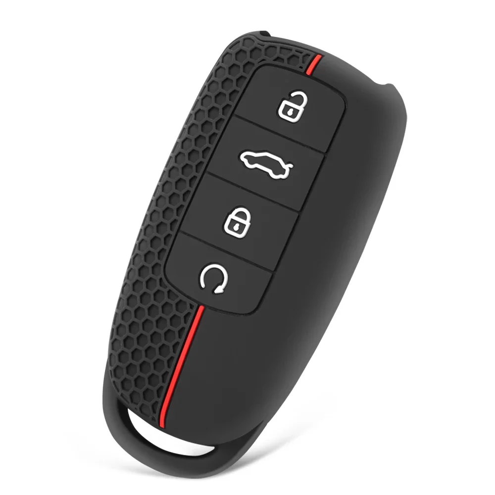 Silicone Car Keychain Accessory Holder and Key Cover Case
