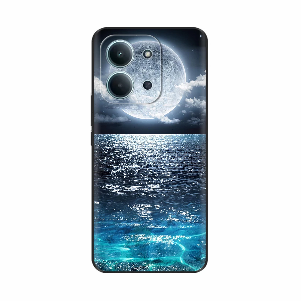 Cute Cartoon Soft Liquid Silicone Phone Case with Camera Protection - Durable Cover