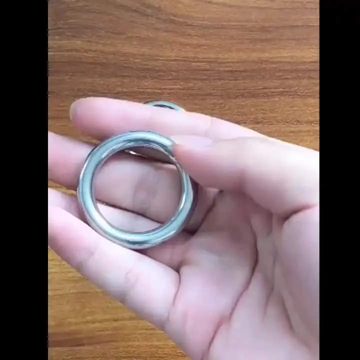 Ganzoo stalen O-ring set 10 stuks, 30 mm binnendiameter, roestvrij gelegeerd staal, ronde ring met puntlas, voor hondenriem, Paracord 550 halsband maken, handtas beslag en DIY knutselprojecten, zwart
