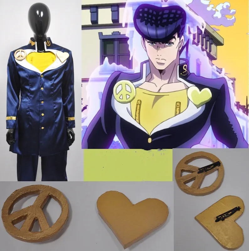 【ジョジョの奇妙な冒険】東方仗助　ぶどうヶ丘高校　M　コスプレ衣装　E-7362 女将🐺❤️‍🔥 on X: 