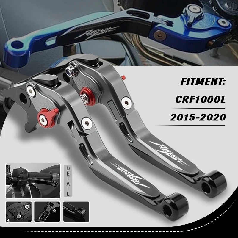 Motorcycle Adjustable Folding Extendable Brake Clutch Levers for Honda CRF1000L Africa Twin 2015- CRF 1000L Levers
