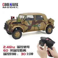 1/18 Kubingke Hengguan Remote Control Toy Car German Command Vehicle Sound And Light Remote Control Climbing Vehicle Smoke Car 2