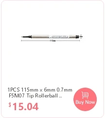 113 mm x 6 mm 0,7 Spitze Tintenroller-Kugelschreiberminen für Mont Blanc 105159 107878 M506 P163 MNB 107878 M710 H-12 M401 Deutsche Tinte – Detail 3
