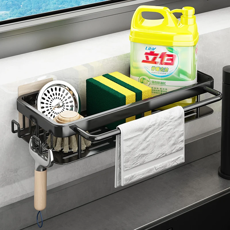 

Kitchen Storage Rack 주방 Mental Wall Hanging Home Organizer Spice Rack For Bathroom Balcony Home Appliance Shelf органайзер