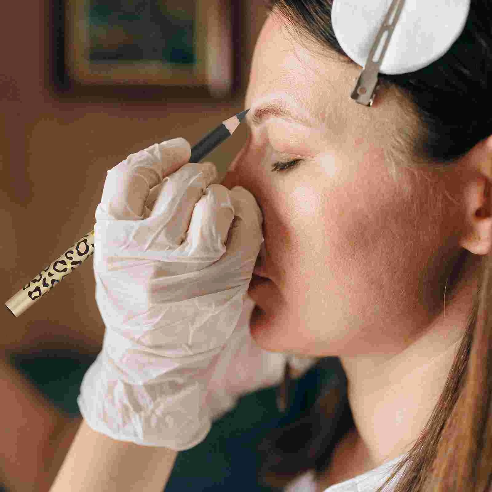 

2pcs Leopard Wooden Makeup Tool ( Black )