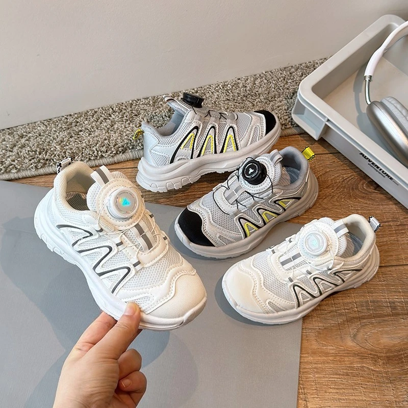 Breathable Mesh Kids Basketball Sneakers for Girls and Boys