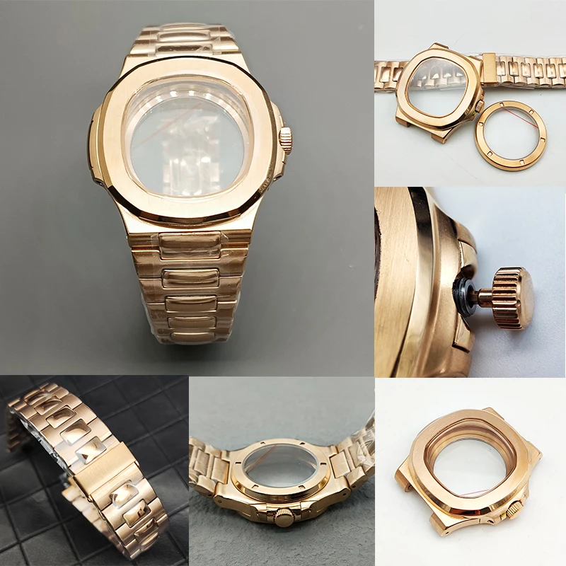 nautilus-rose-gold-watch-case-modificado-substituir-case-transparente-voltar-safira-cristal-se-fits-nh35-nh36-7s-4r