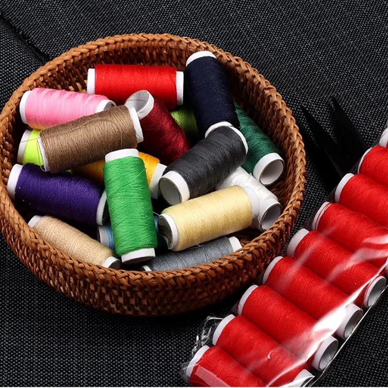 Description Picture 3 of item10Pcs Sewing Threads 10Colors 200 Yards Per Spools Sewing Thread Machine Embroidery Thread for Hand Stitching Sewing Accessory