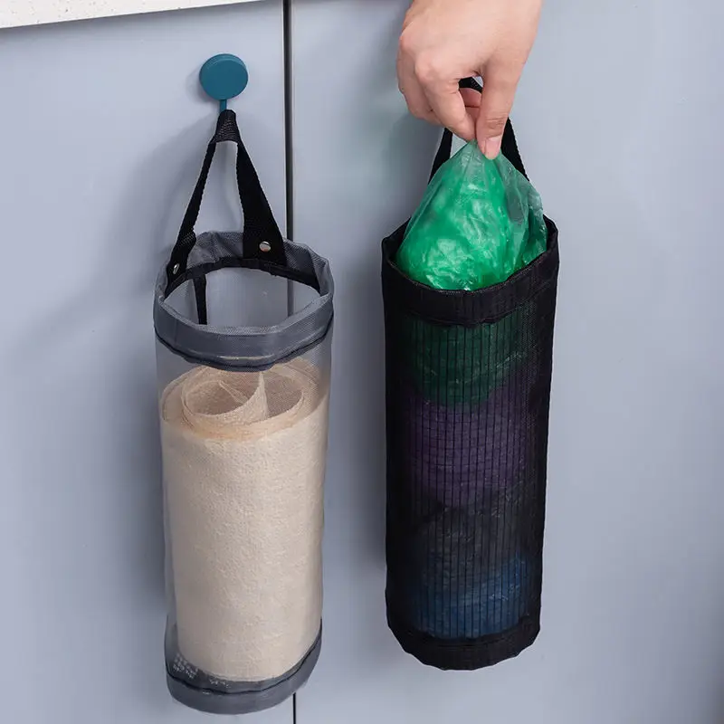 1pc Kitchen Plastic Bag Dispenser, Garbage Storage Bag Holder