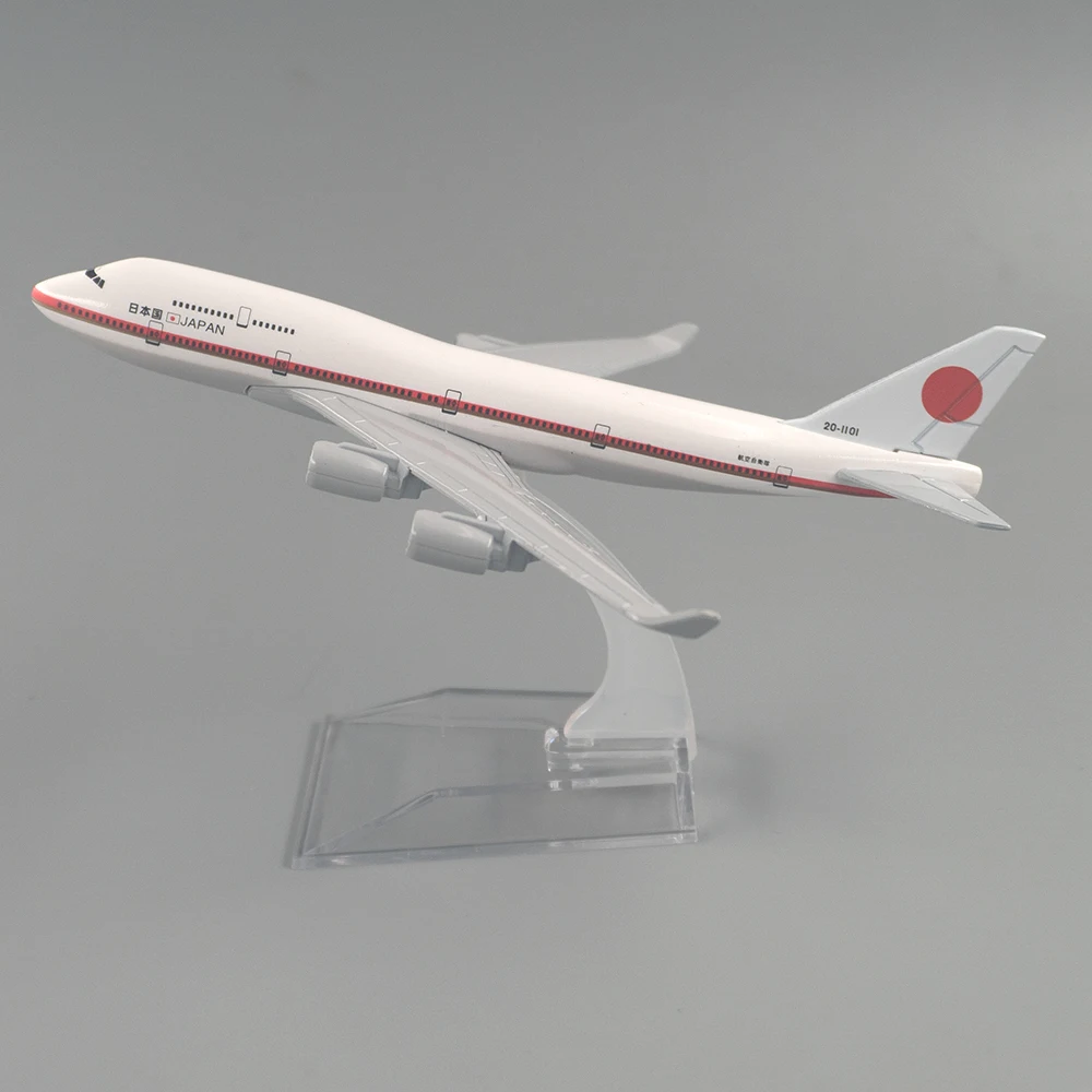 1/400 Aircraft Japanese Air Force One Boeing 747 16cm Alloy