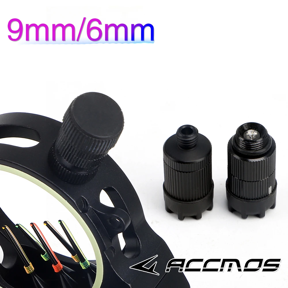 Archery Bow Sight Light Compound Bow Lights Up Fiber Optic Pins 6mm/9mm LED Hunting Shooting Accessorie