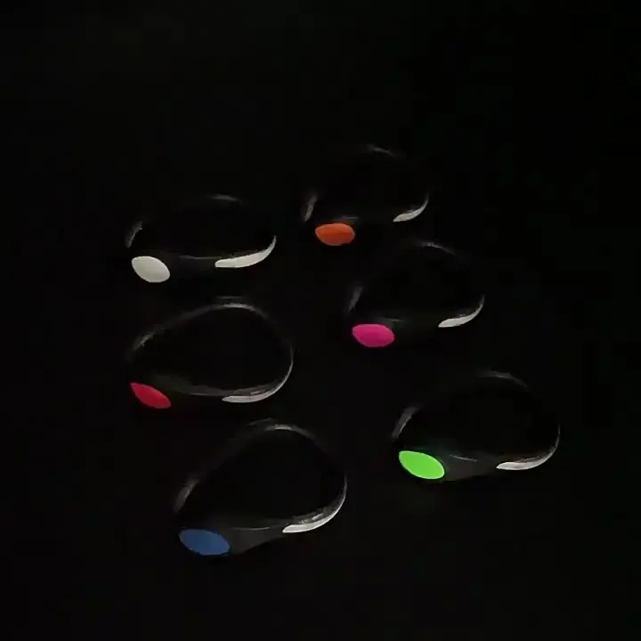 Clip lumineux pour chaussures d'extérieur, lumières de course de nuit