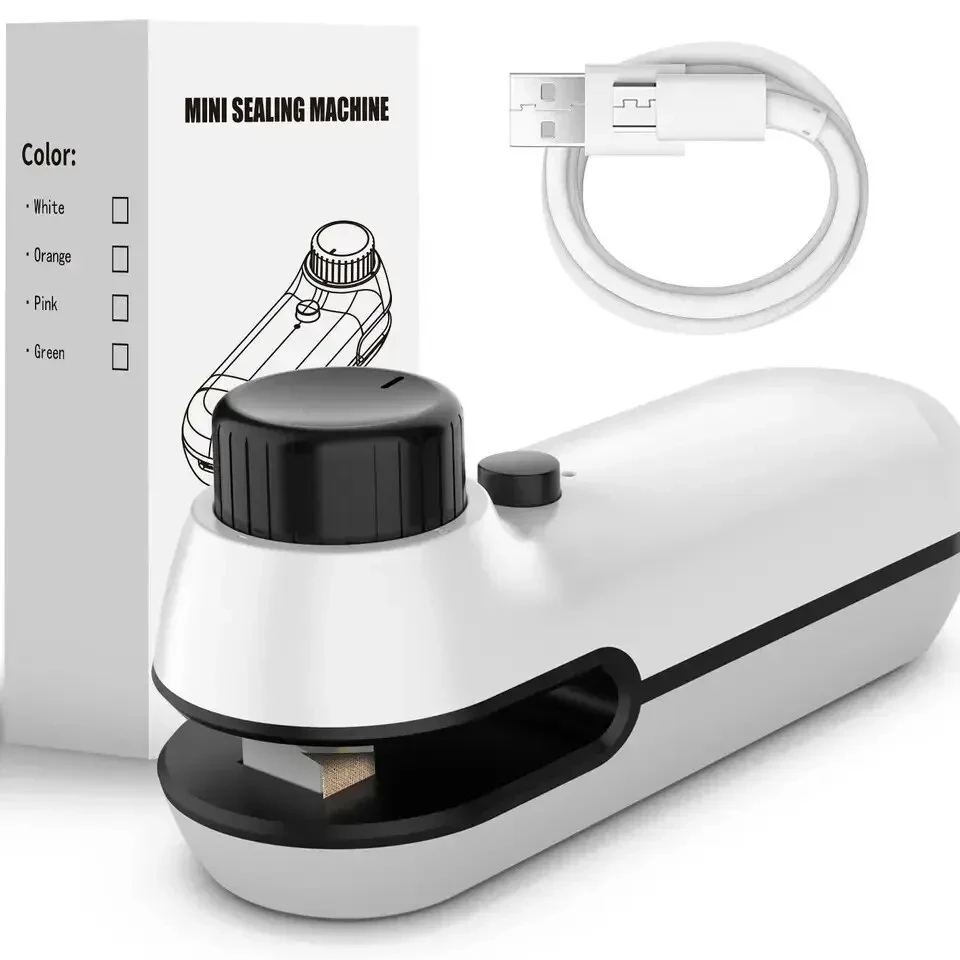 Rechargable 2 In 1 Mini Heat Sealer Bag Clip Handheld Sealer