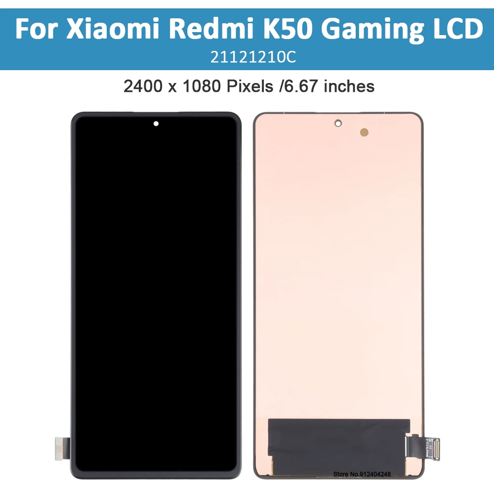 LADYSON Sostituzione dello Schermo per Xiaomi Redmi Note 9 PRO/Note 9s Display LCD Touch Screen Digitizer Vetro Kit di Montaggio Completo con Strumenti