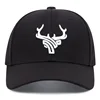 High Quality Unisex Animal Antlers Embroidery Baseball Net Caps Spring and Summer Outdoor Adjustable Casual Hats Sunscreen Hat 2