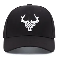 High Quality Unisex Animal Antlers Embroidery Baseball Net Caps Spring and Summer Outdoor Adjustable Casual Hats Sunscreen Hat 2