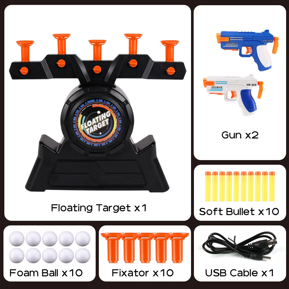 Cible gonflable Nerf pour projectiles en mousse