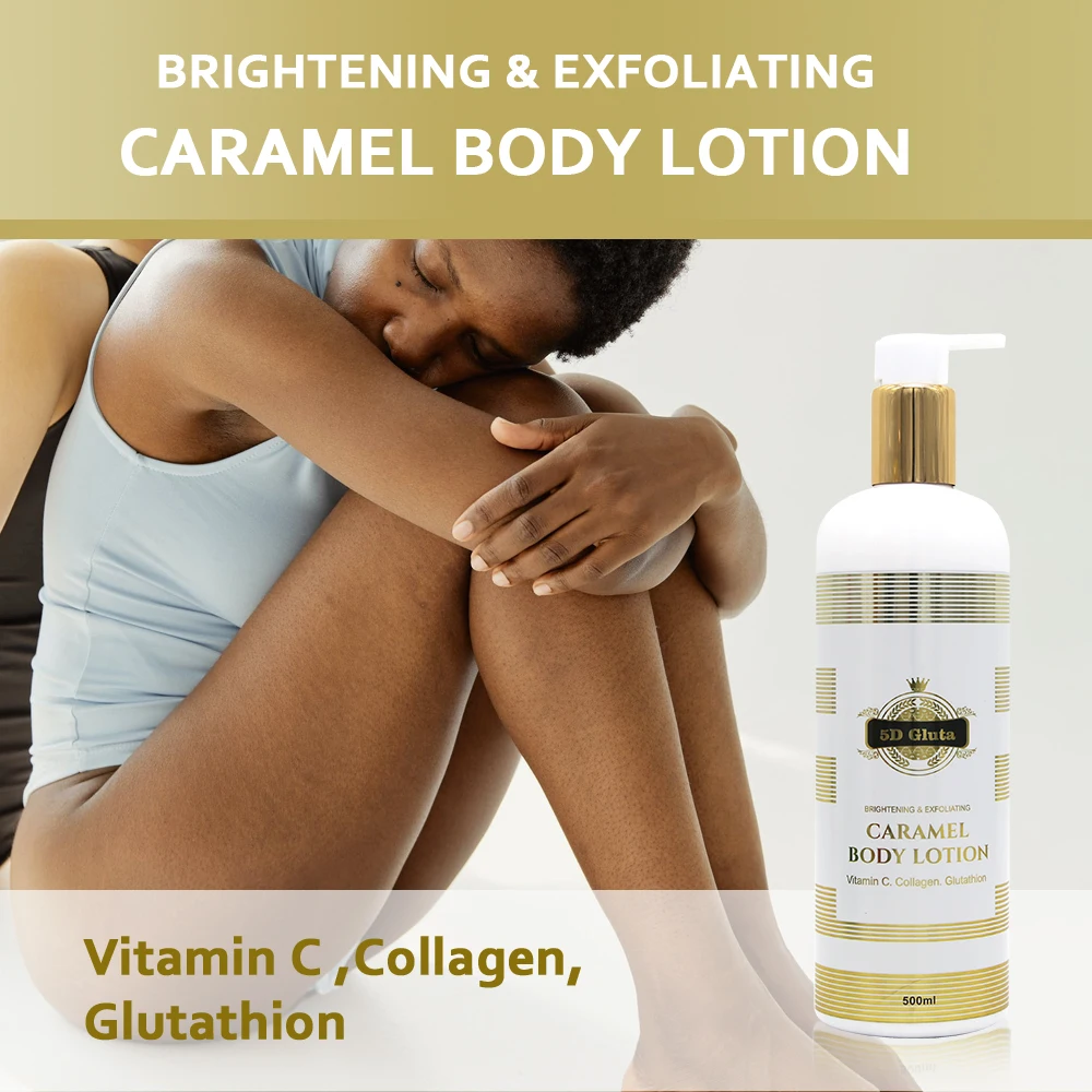 5d Gluta Caramel Body Lotion With Glutathione Whitening Brightening