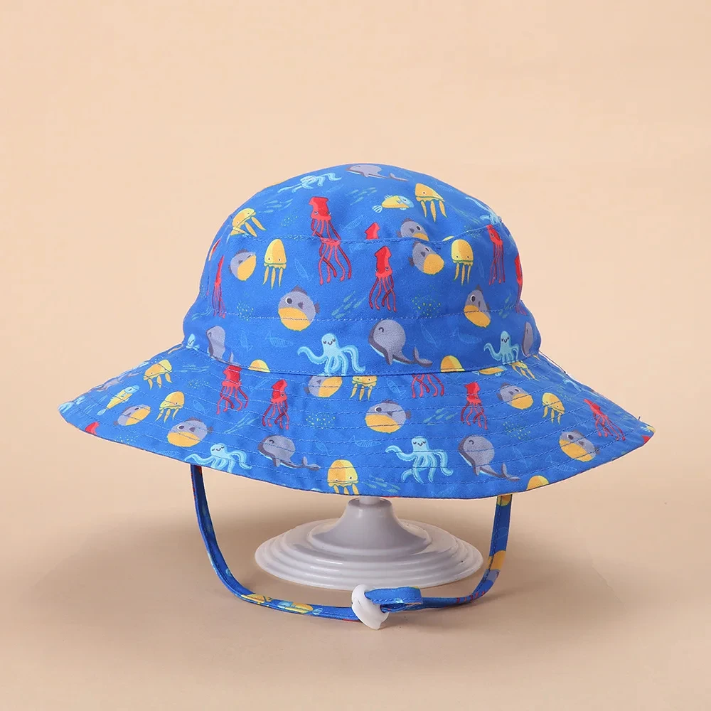 Cappello Da Sole Con Protezione Collo E Foro Coda Cavallo - Tesa Larga