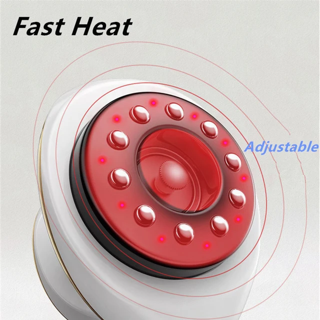 Electric Guasha Scraping Massage Cupping Back Massager Heating Fat Burner Anticellulite Body Shaping Massager Scraping Apparatus 6
