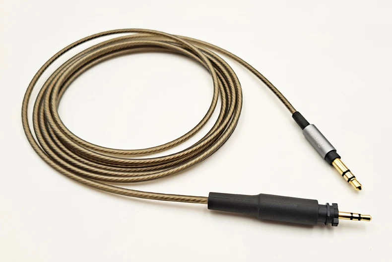 For Philips Headset SHP9000 SHP8900 SHP895 SRH440 SRH840 SRH840A SRH440A 940 750DJ Replaceable Silver Plated Cable