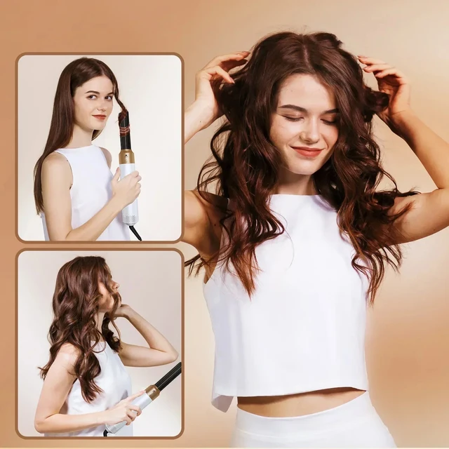 Professional 5 in 1 Hair Dryer Hot Air Comb Curler For Dyso Airwrap Hair Dryer Styling Tool Hair Straightener Hairdressing Tool 6